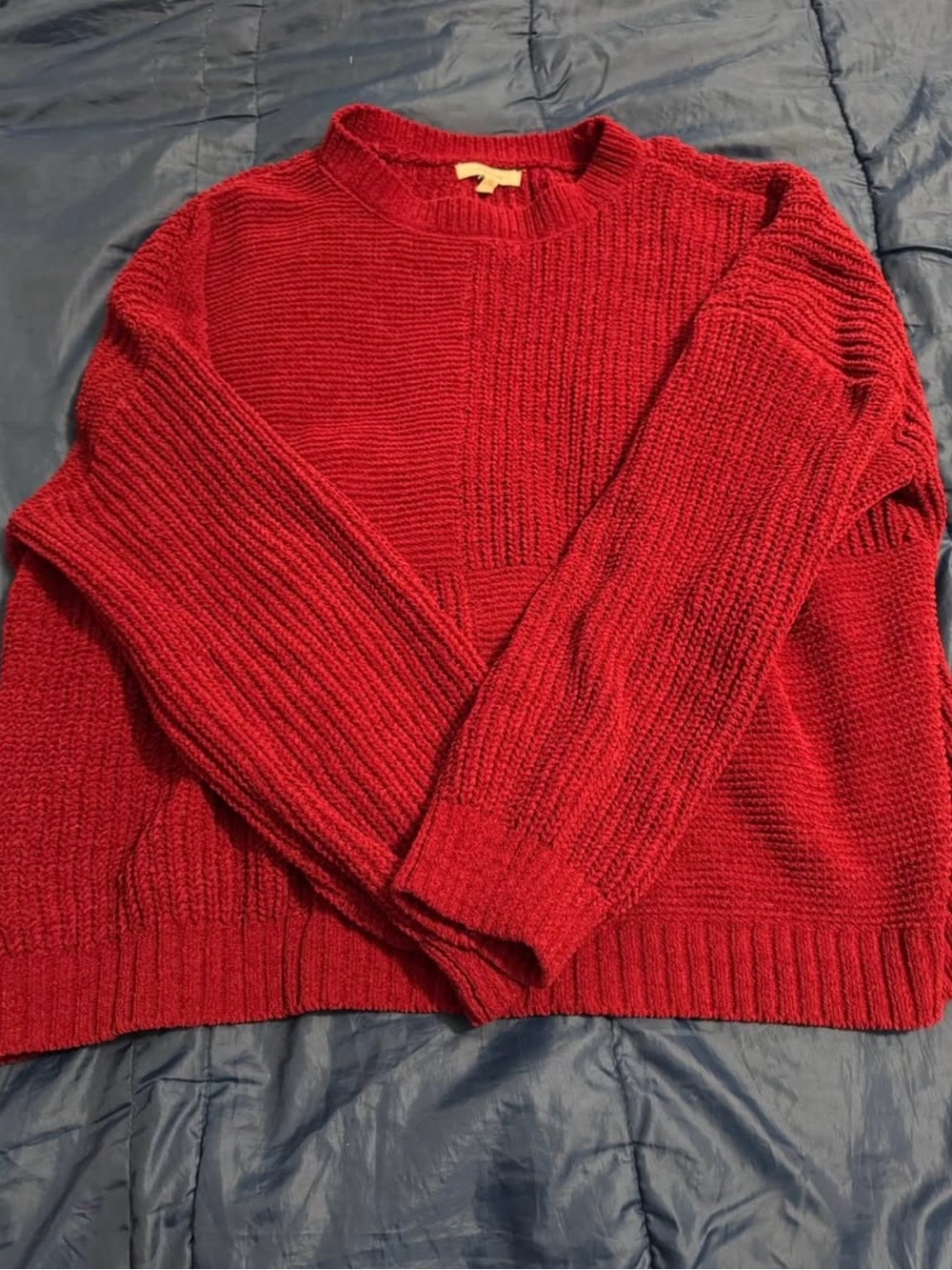 Maurices Burgundy Color Textured Sweater